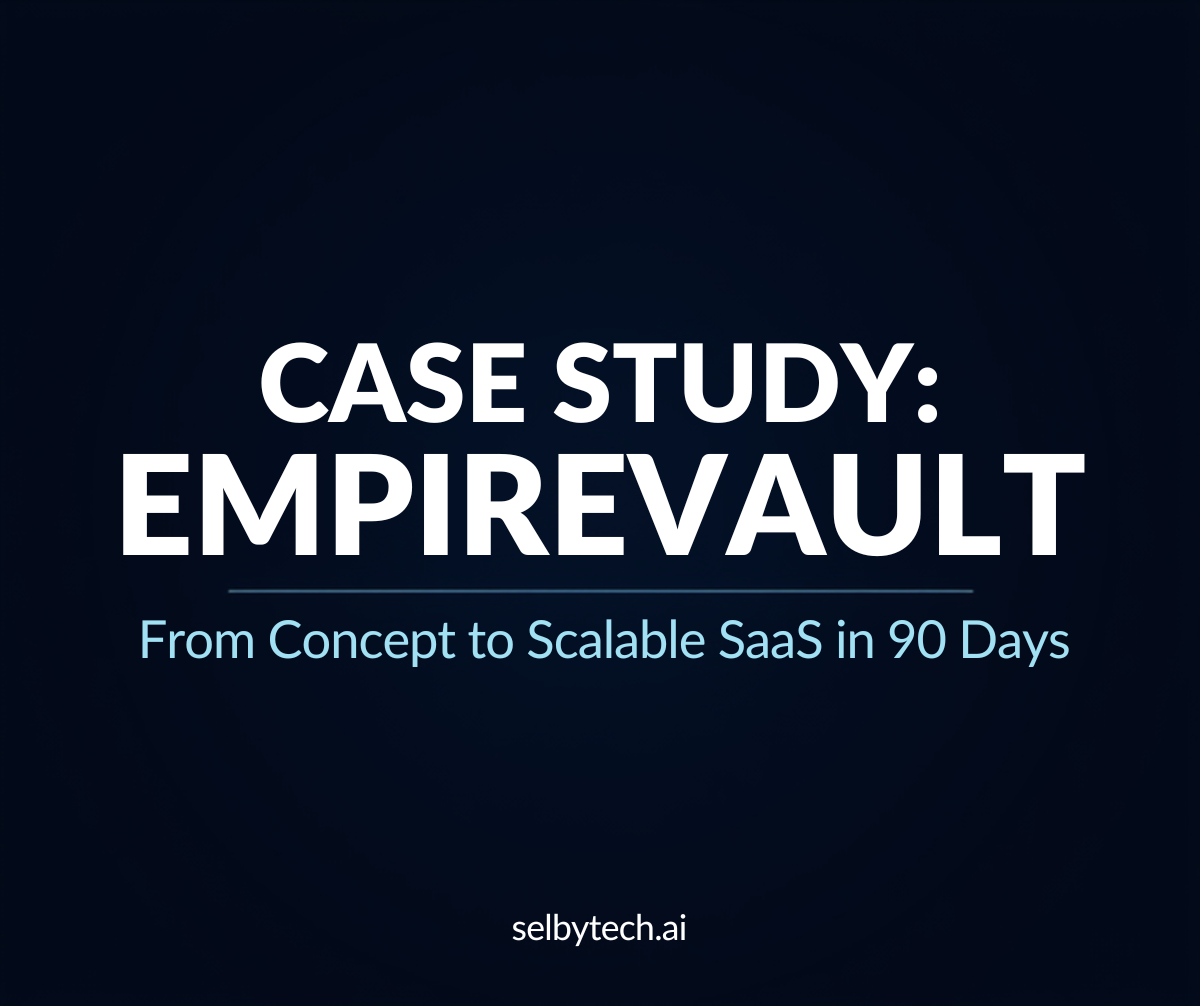 Case Study: EmpireVault - From Concept to Scalable SaaS Platform in 90 Days